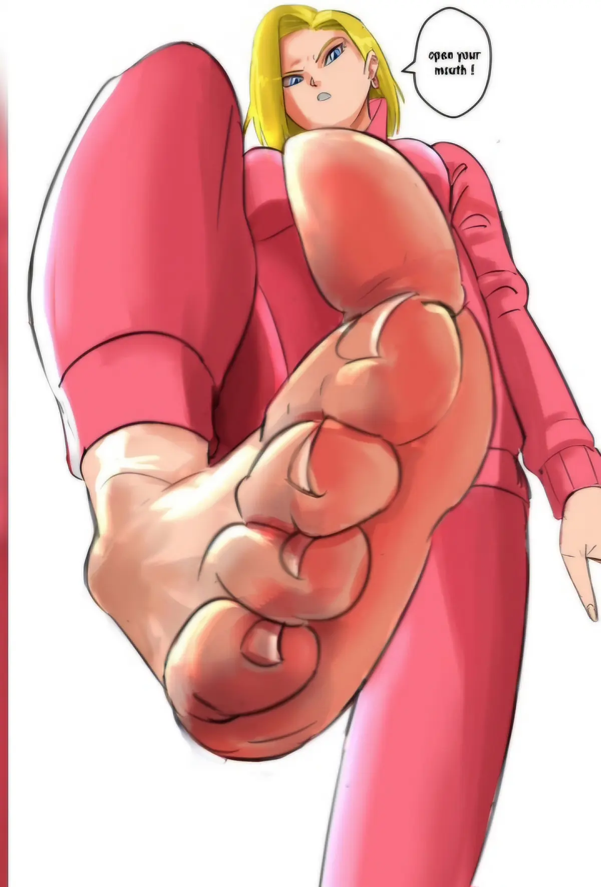 Android 18's feet