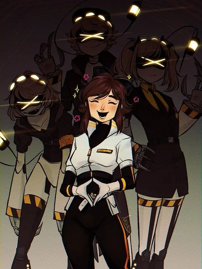 N, V, J and Tessa [Murder drones]