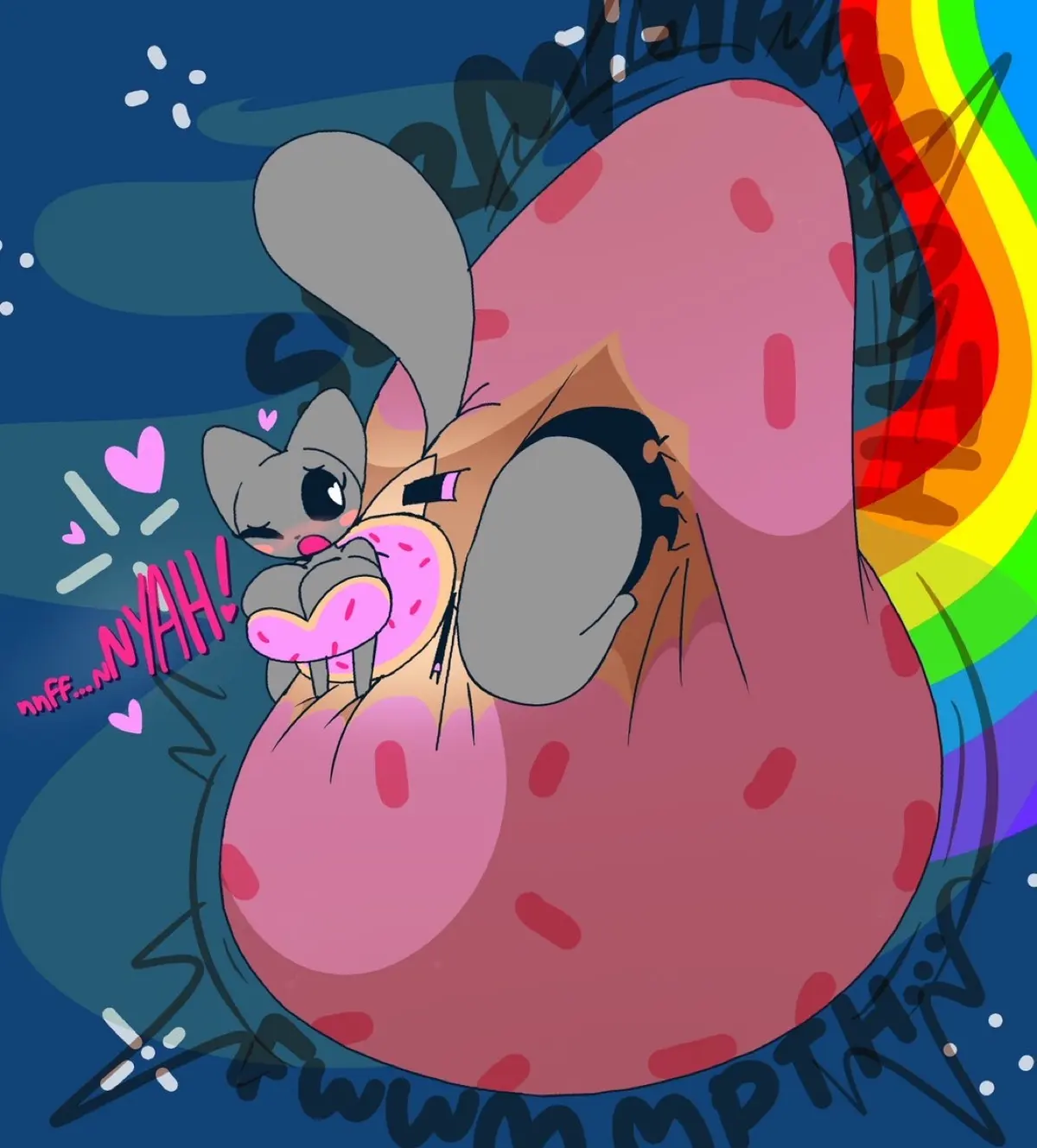Nyan Cat Mess Diaper