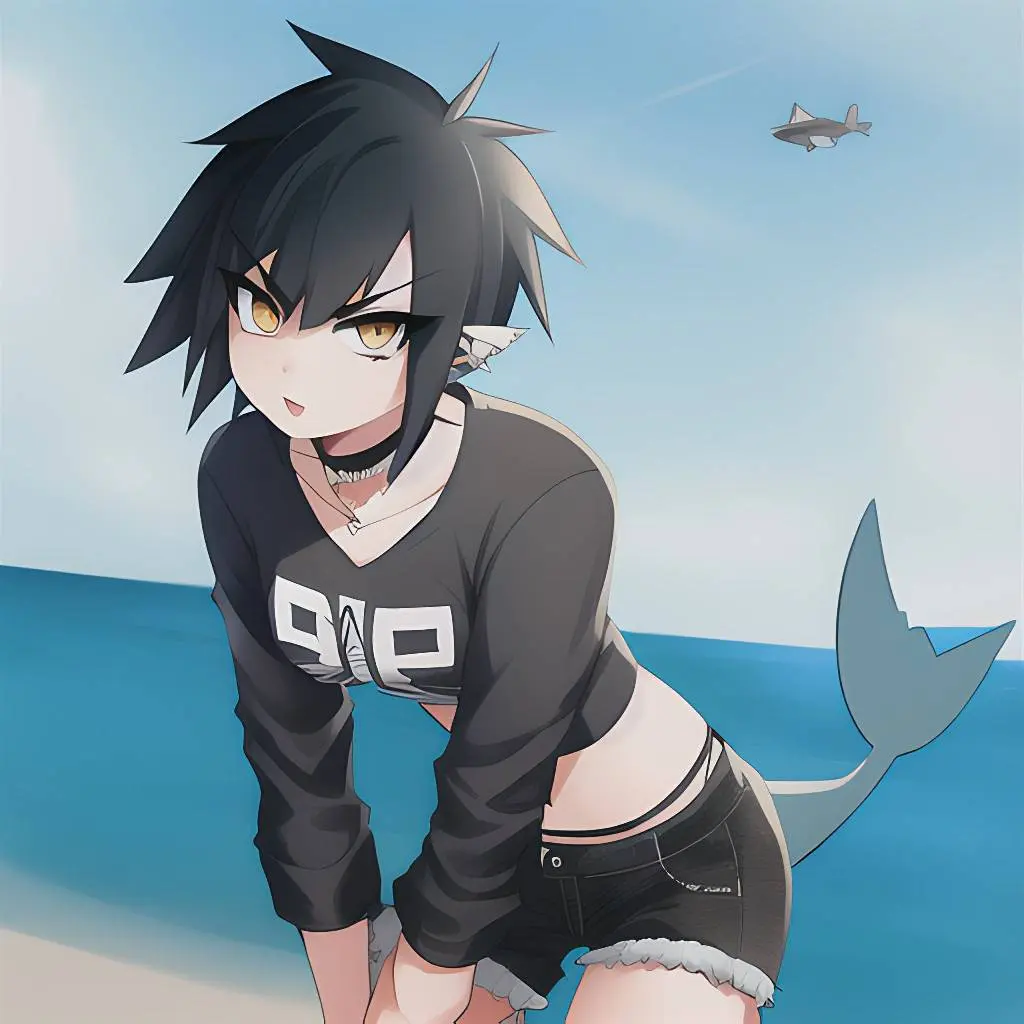 Tomboy shark roomie