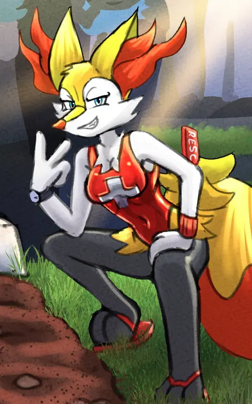 Braixen Lifeguard