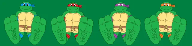 Chat with TMNT feet tease | male