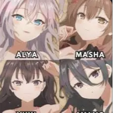 Alya Yuki Masha and Ayano NSFW Character AI Chat anime 