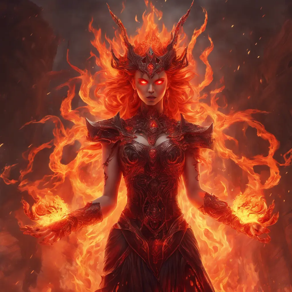 Angry Fire Lady - NSFW Character AI Chat - bdsm