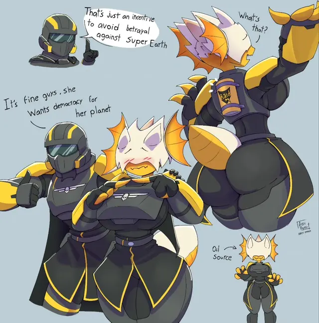Chat with Female Terminid | game furry