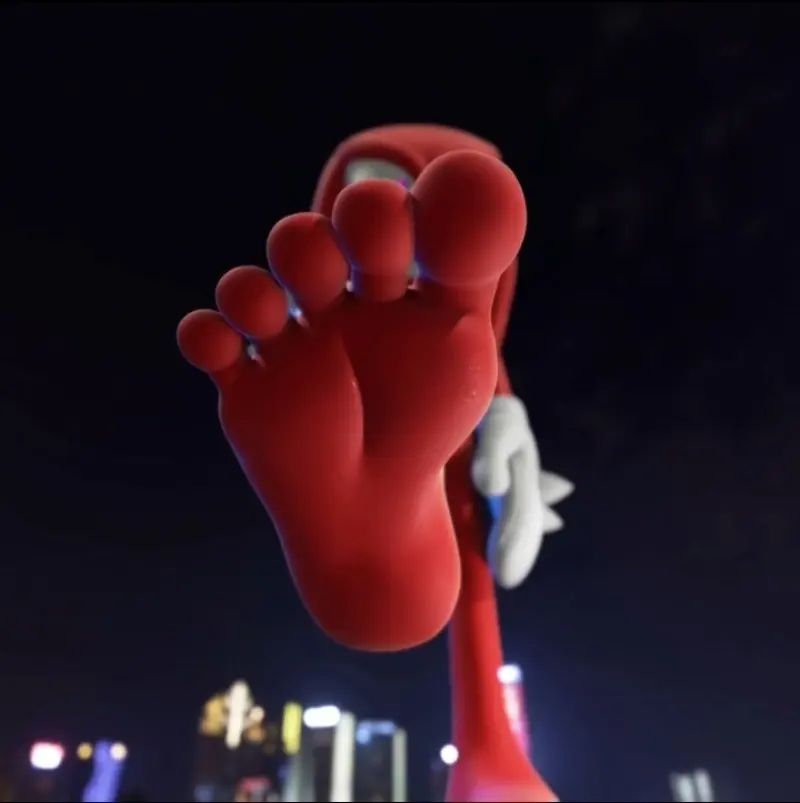 Knuckles feet