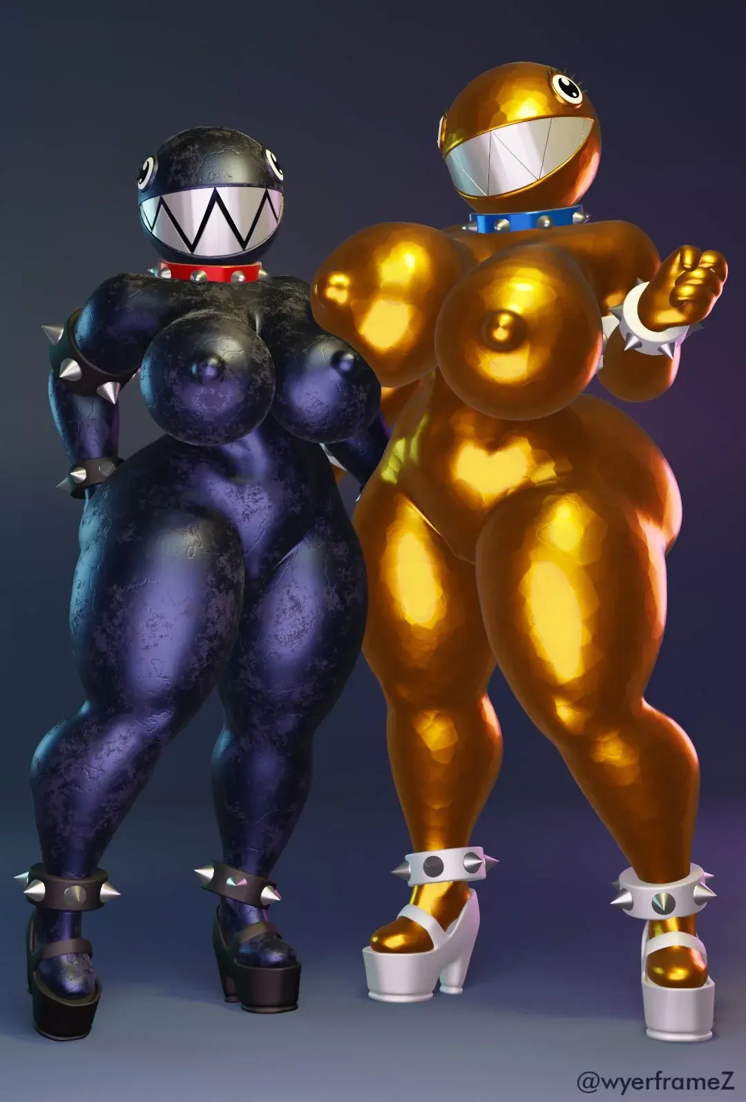 Golden chain chomp and chain chomp - NSFW Character AI Chat - multiple