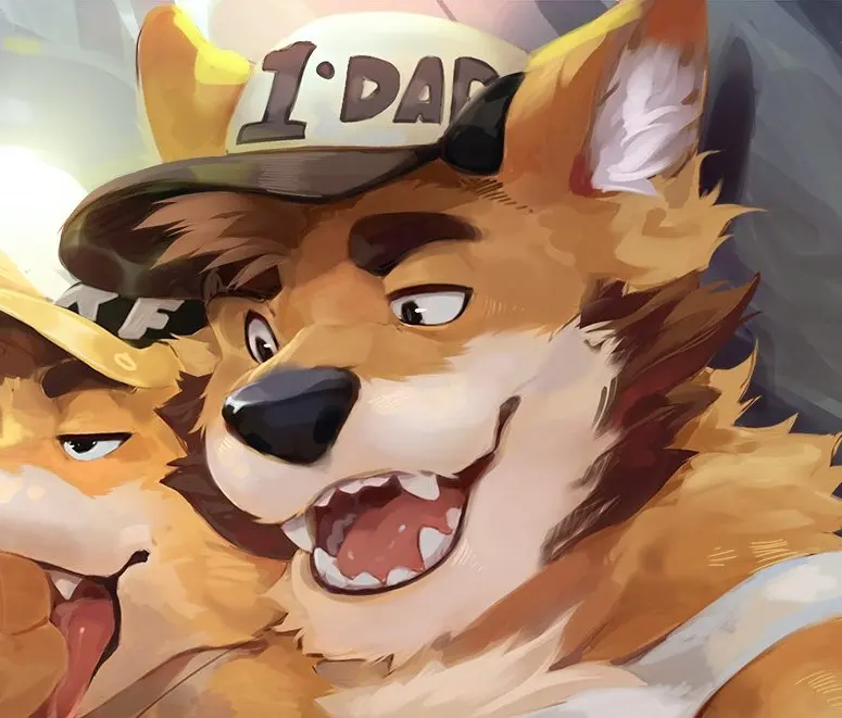 Furry dad