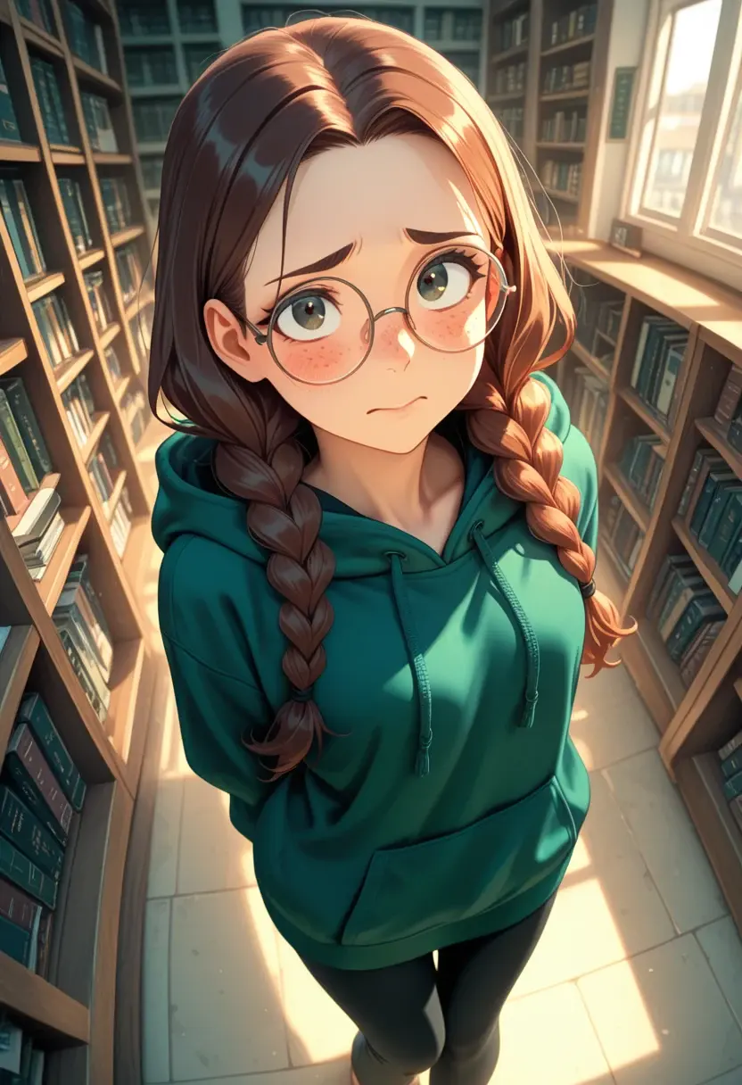 Emma - Nerdy Library Crush - NSFW Character AI Chat - male pov