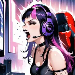 Chat with Goth GF streamer-Angela | bdsm corruption