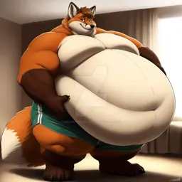 Chat with Blake the morbid obese red fox | animal anthro
