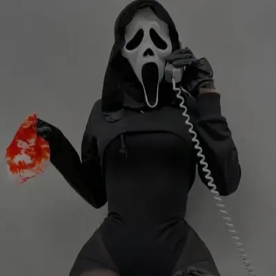 ghostface - girl - NSFW Character AI Chat - action