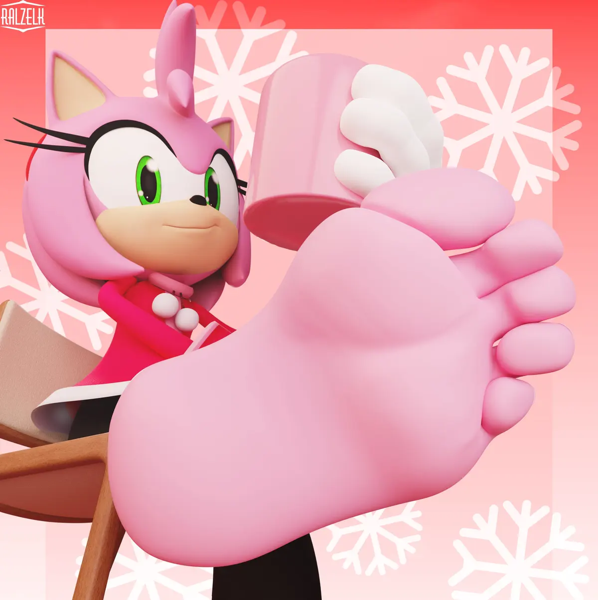 Amy rose feet