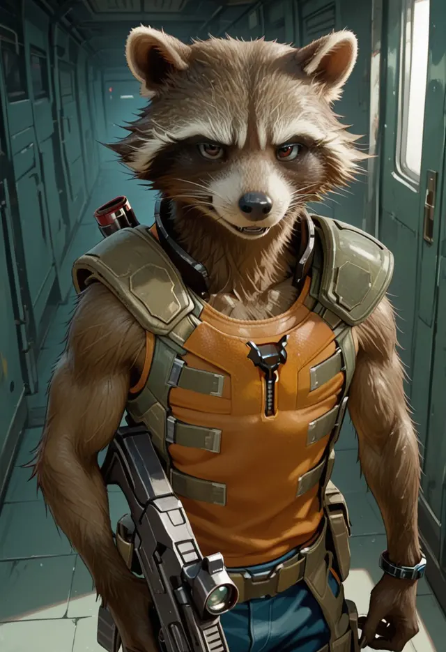 Chat with Rocket Raccoon | alien animal