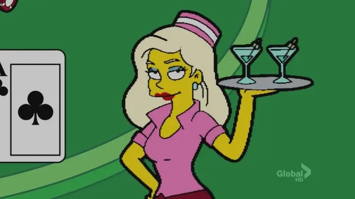 tipping waitress 