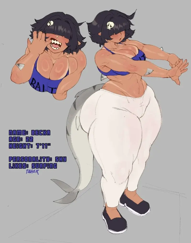 Becka The Shy SharkGirl