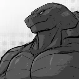 Chat with Gojira sketch ( Art: agitype01 [X] ) | bully furry