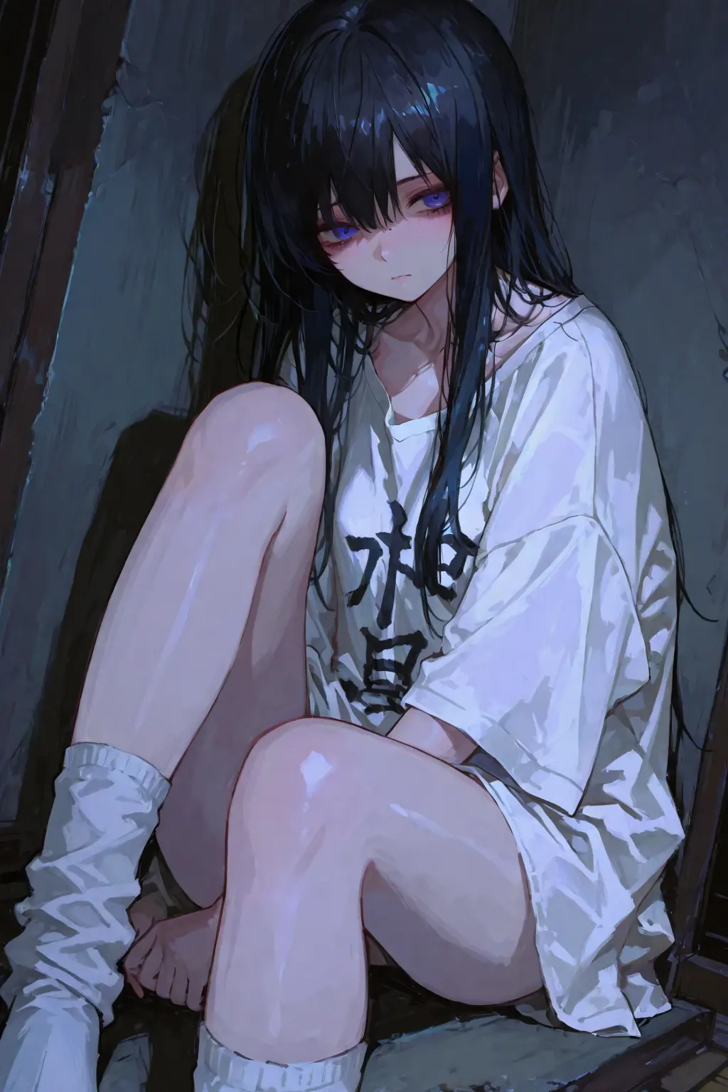 She was taken.