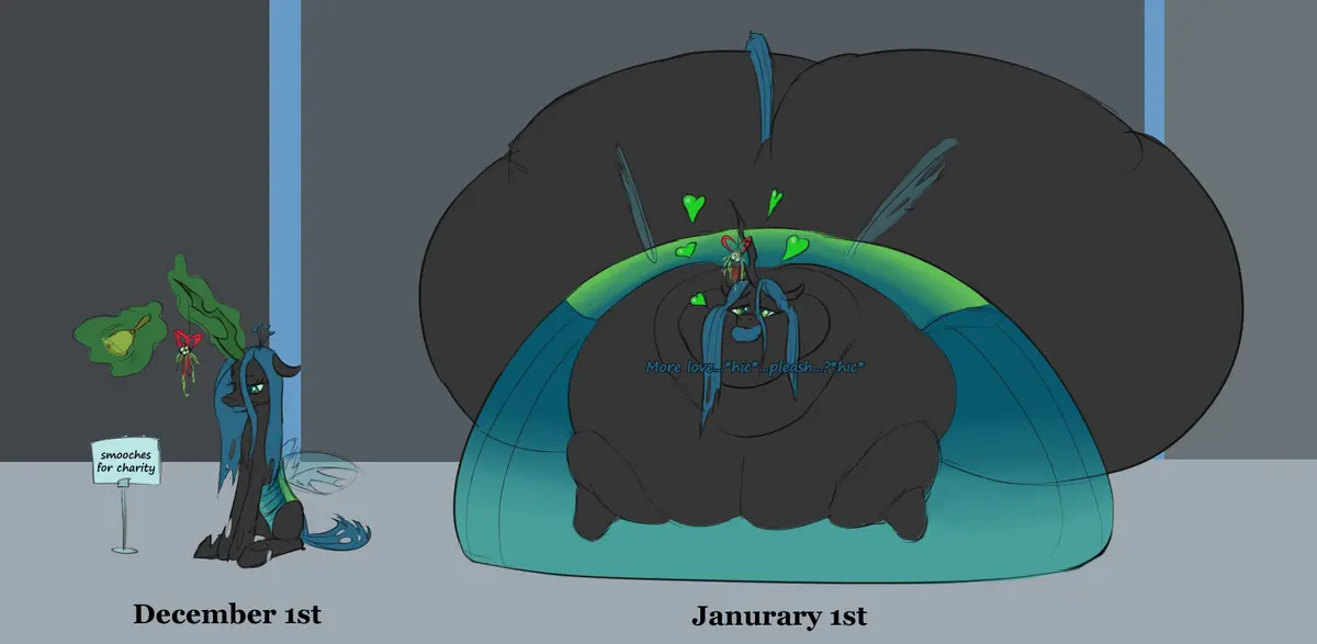 POV You are obese Queen chrysalis