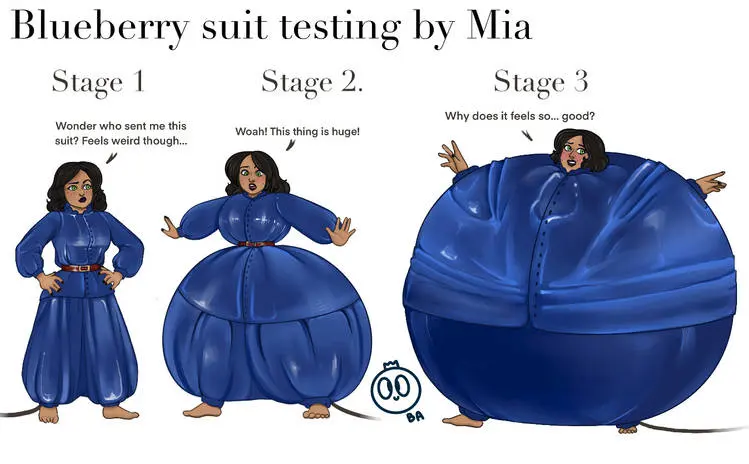 Pov: The Blueberry inflation suit