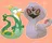 Serperior and Arbok