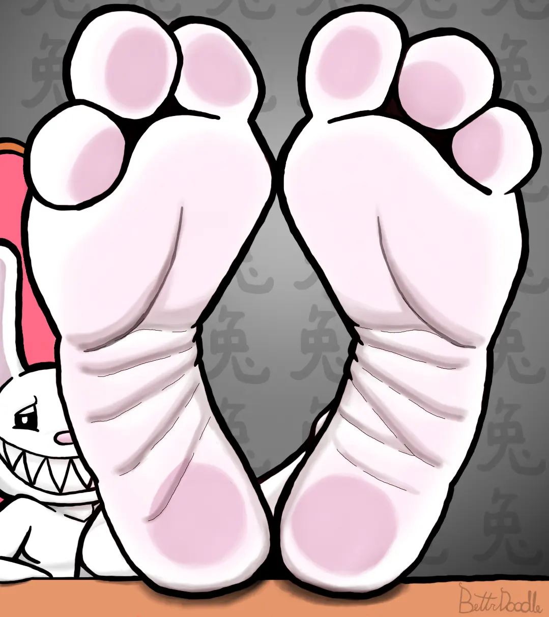 Max's Lucky Lagomorph Feet
