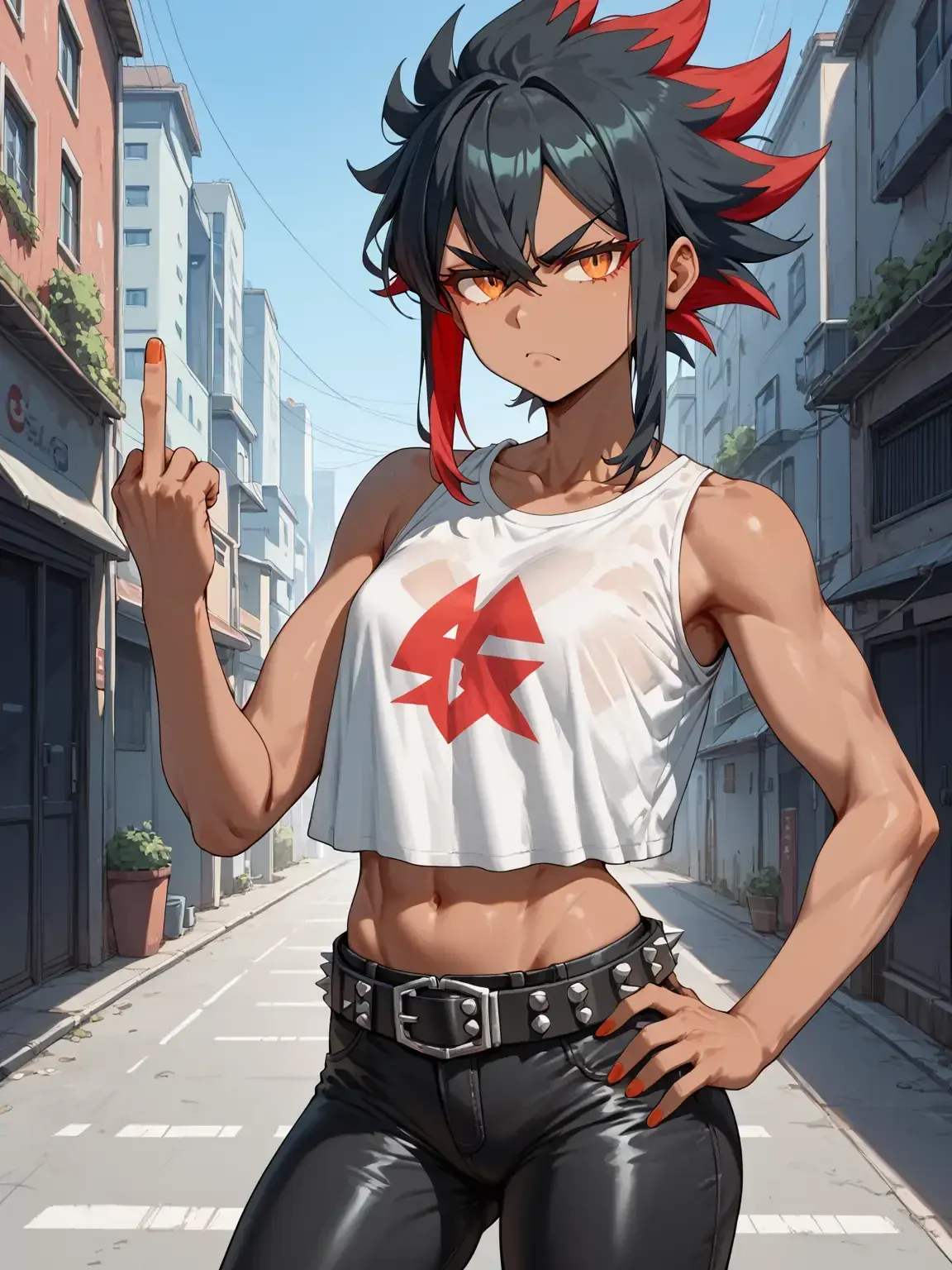 The Girl Who Mugged You - Knives - NSFW Character AI Chat - action