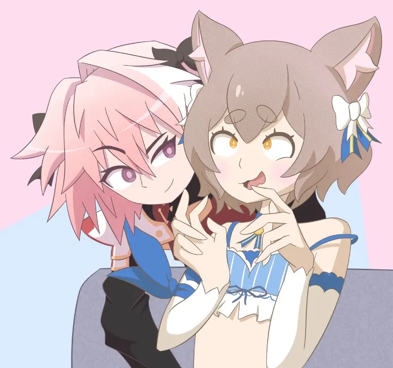 two femboy maids